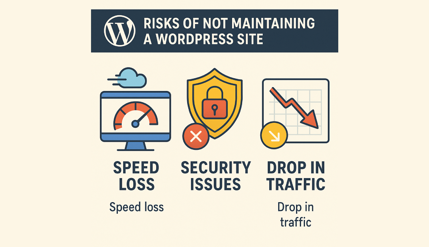 Risk of Not Maintaining a WordPress Site