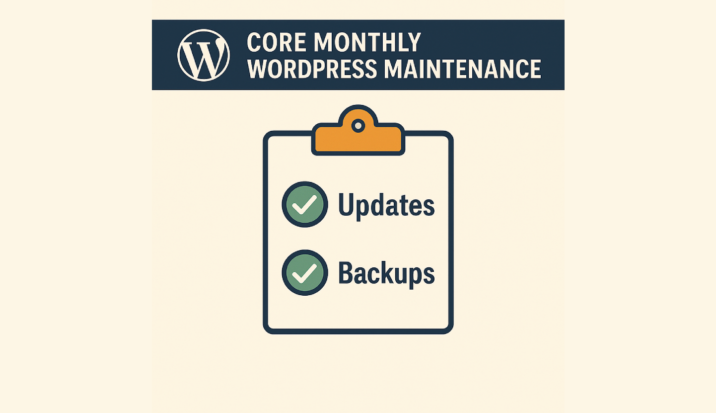 Core Monthly WordPress Maintenance