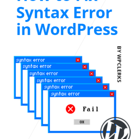 How to Fix Syntax Error in WordPress