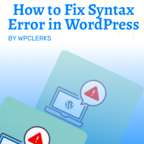 How to Fix Syntax Error in WordPress