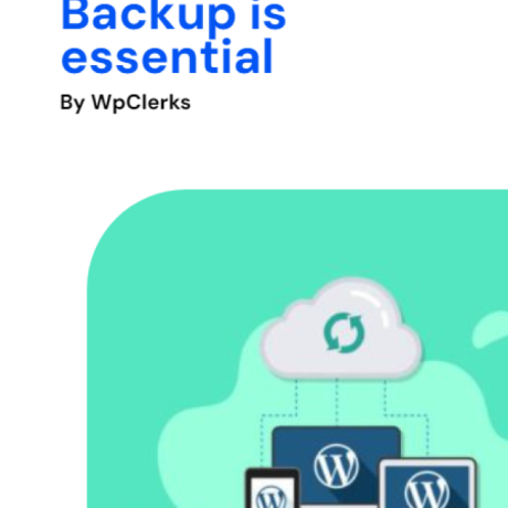 Why Wordpess Backup is Essential